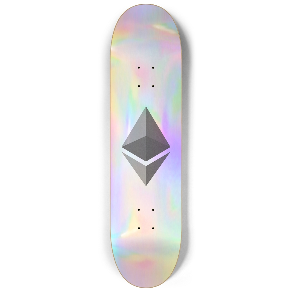 Ethereum Abalone - Custom Skateboard Deck