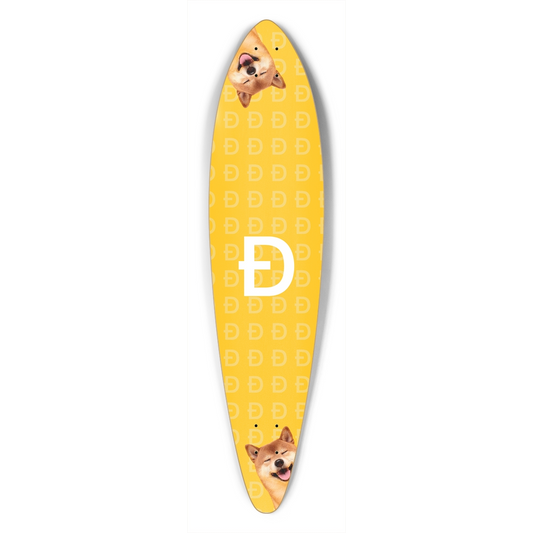 Dogecoin - Custom Longboard Deck