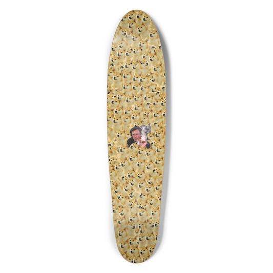 Doge * Doge + Elon - Custom Longboard Deck